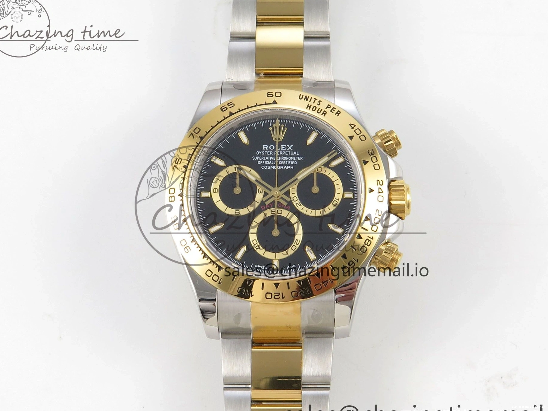 Best AAA Replica Sites SS Premium 904L Clone 126503 1:1 Dial on DD Black Clean Edition Bracelet Super 240 Best Daytona YG 1231